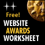 Website Awards Worksheet - Over 800 Award Sites